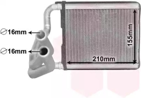 VAN WEZEL 83016701 -  Теплообменник, отопление салона
